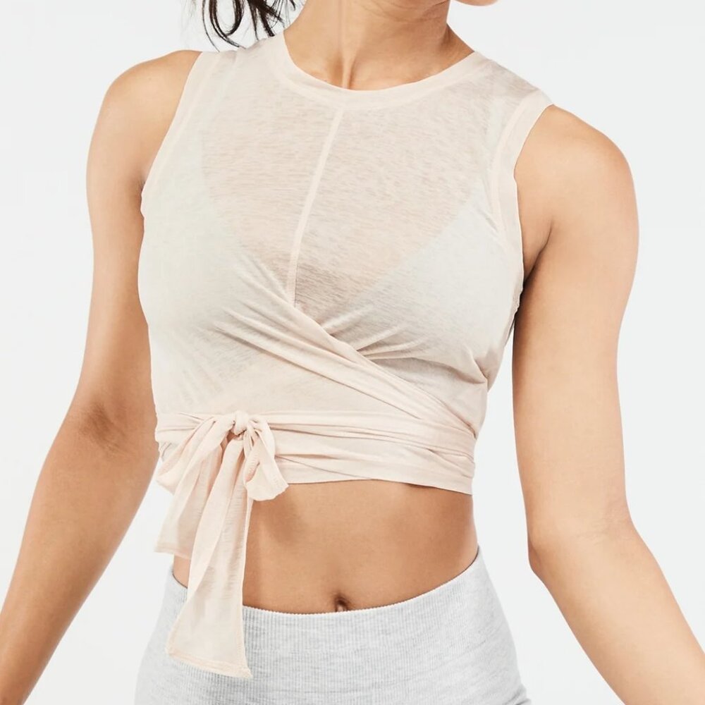Fabletics Ryan Tie Up Crop Top --- Size XS